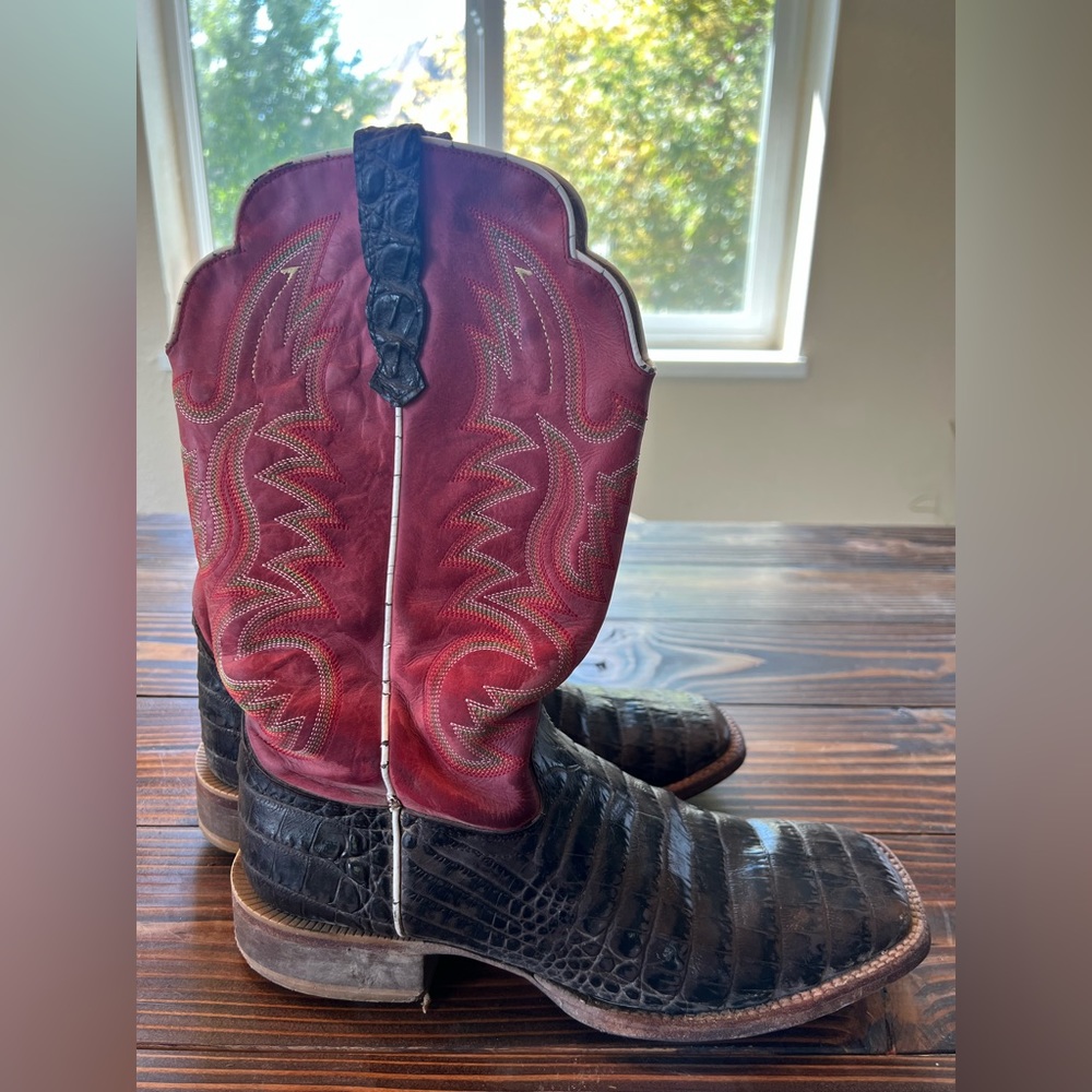 Square Toed Boots Mens